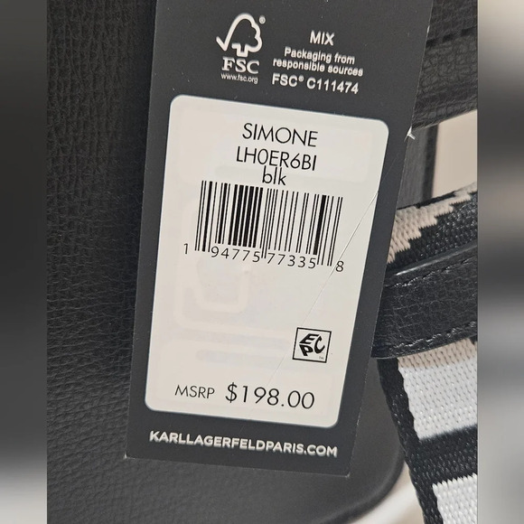 NWT KARL LAGERFELD PARIS CROSSBODY BAG - Picture 5 of 10